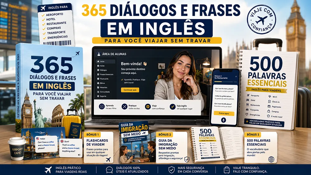 Mockup do Curso Viaje Sem Medo