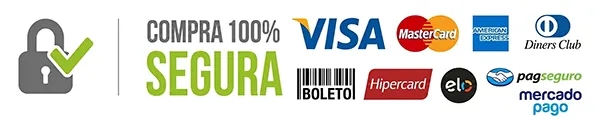 Pagamento 100% seguro · Garantia 7 dias · Acesso vitalício · Acesso imediato