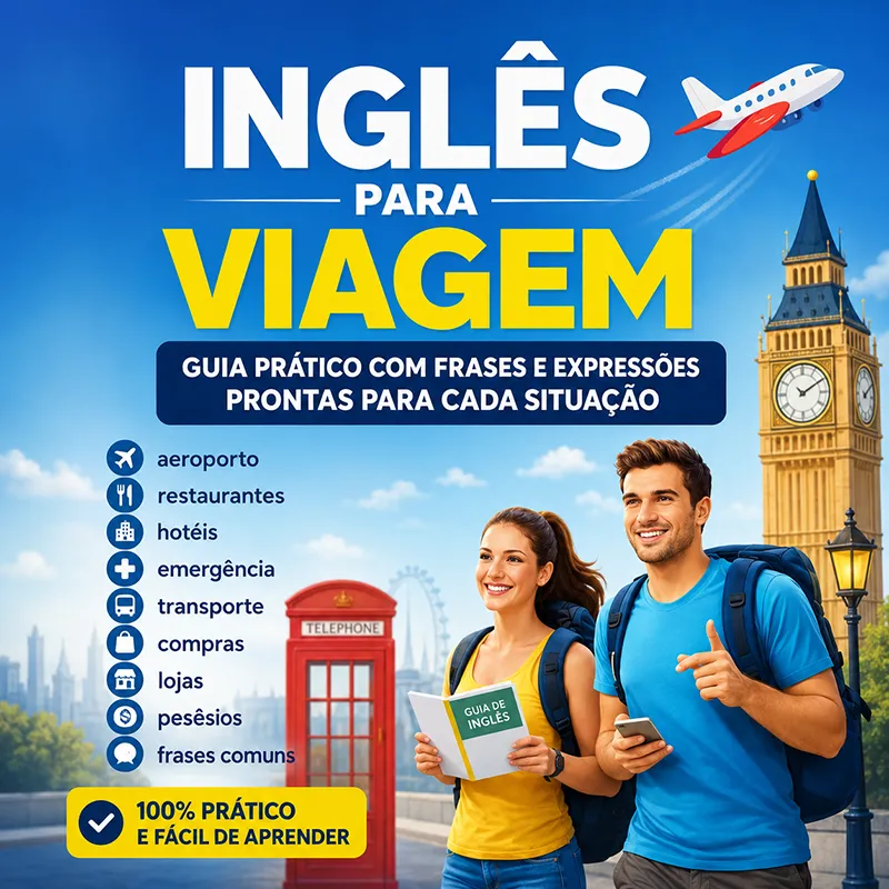 Mockup do English for Travel